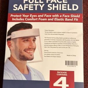 NWOT Face Shields 4 pack